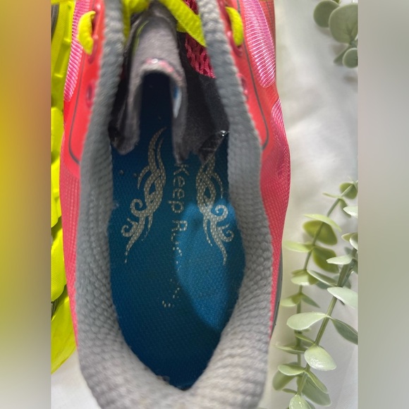 Hoka One One Conquest Red / Yellow Women’s Running Shoe 9.5 - Picture 8 of 16